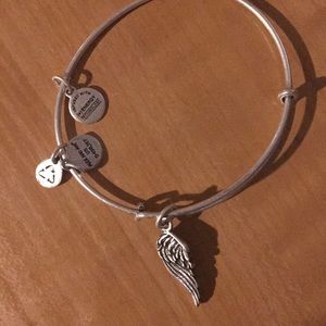 Alex and Ani wing charm bracelet